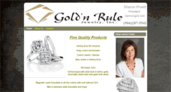 Desktop Screenshot of goldenrulejewelry.com